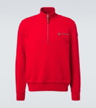 Moncler Wool and cashmere half-zip sweater