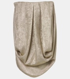 Maticevski Zeal draped lamé top