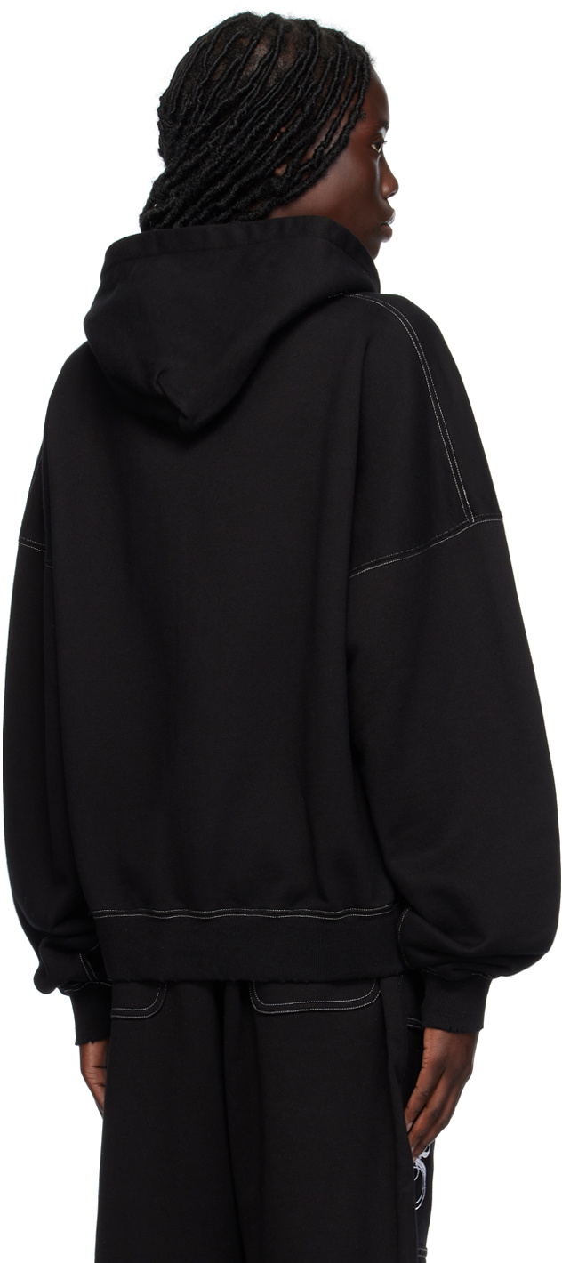 Raga Malak Black Zip Hoodie