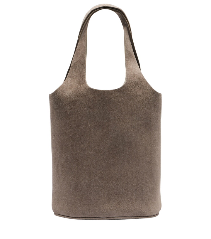 Photo: A.Emery Wren Medium suede bucket bag
