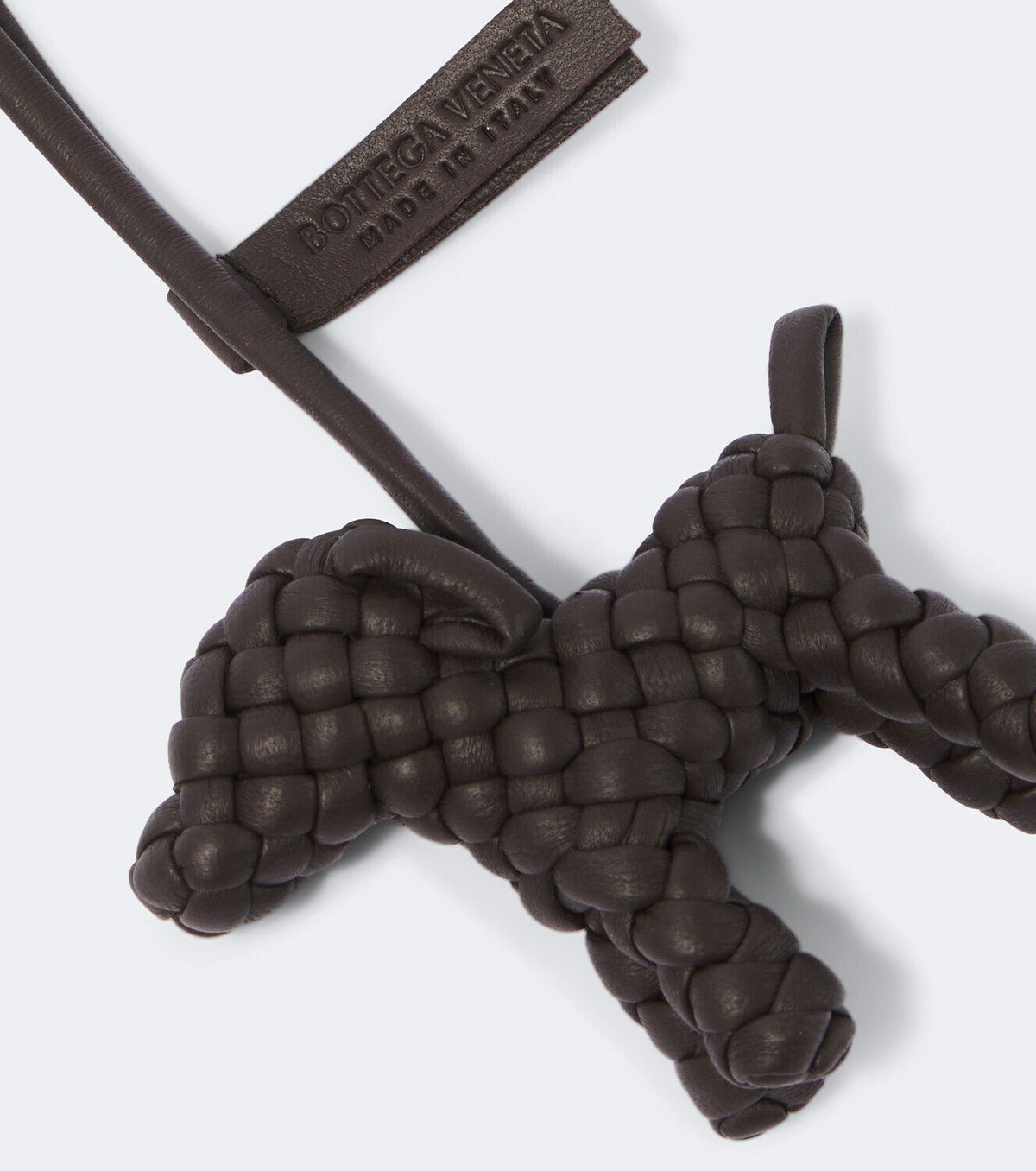 Bottega Veneta Intreccio nappa leather bag charm