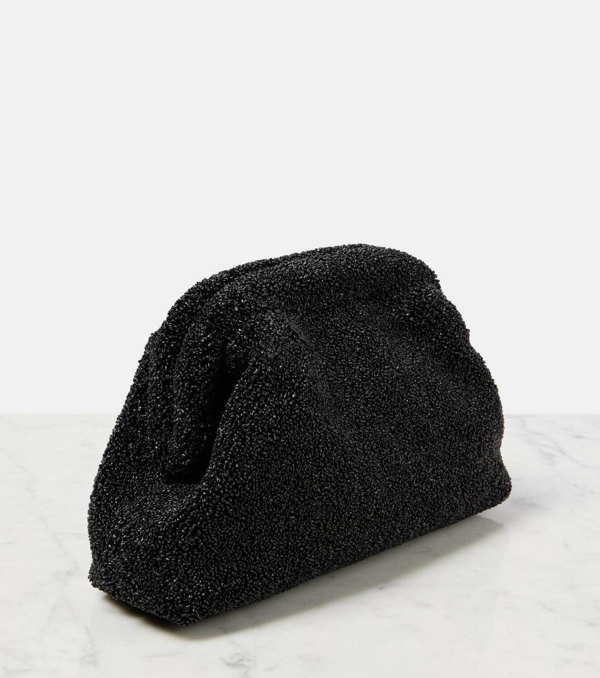 The Row Mira raffia-effect clutch The Row