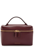 Victoria Beckham Vanity Leather Cross-body bag - Burgundy - One Size