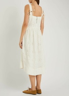 Free People Primavera Broderie Anglaise Cotton Midi Dress