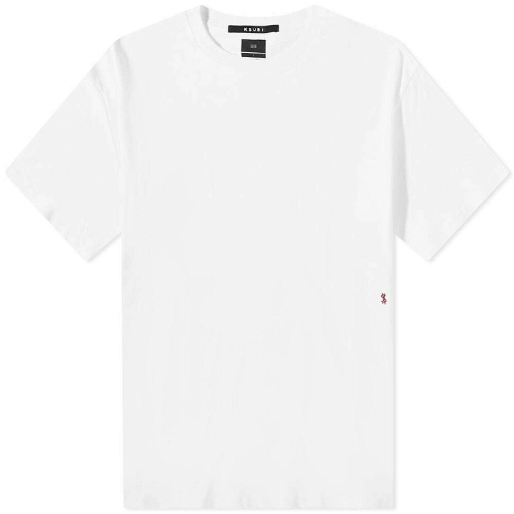 Photo: Ksubi Men's 4x4 Biggie T-Shirt in White/Red