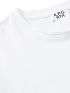 A.P.C. - RTH Printed Cotton-Jersey T-Shirt - White