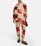 JW Anderson - Printed high-neck fleece jacket