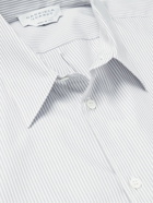 Gabriela Hearst - Quevedo Pinstriped Cotton-Poplin Shirt - Gray