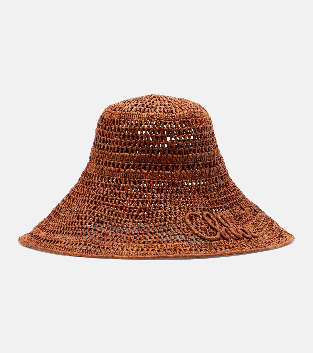 Chloé Logo raffia sunhat