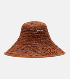 Chloé Logo raffia sunhat