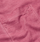 Massimo Alba - Panarea Garment-Dyed Cotton-Jersey T-Shirt - Pink
