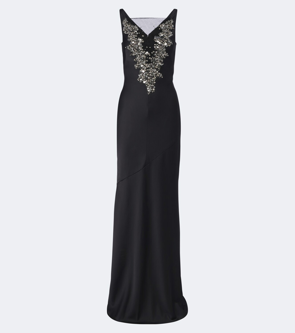 Safiyaa Mela embellished crêpe gown