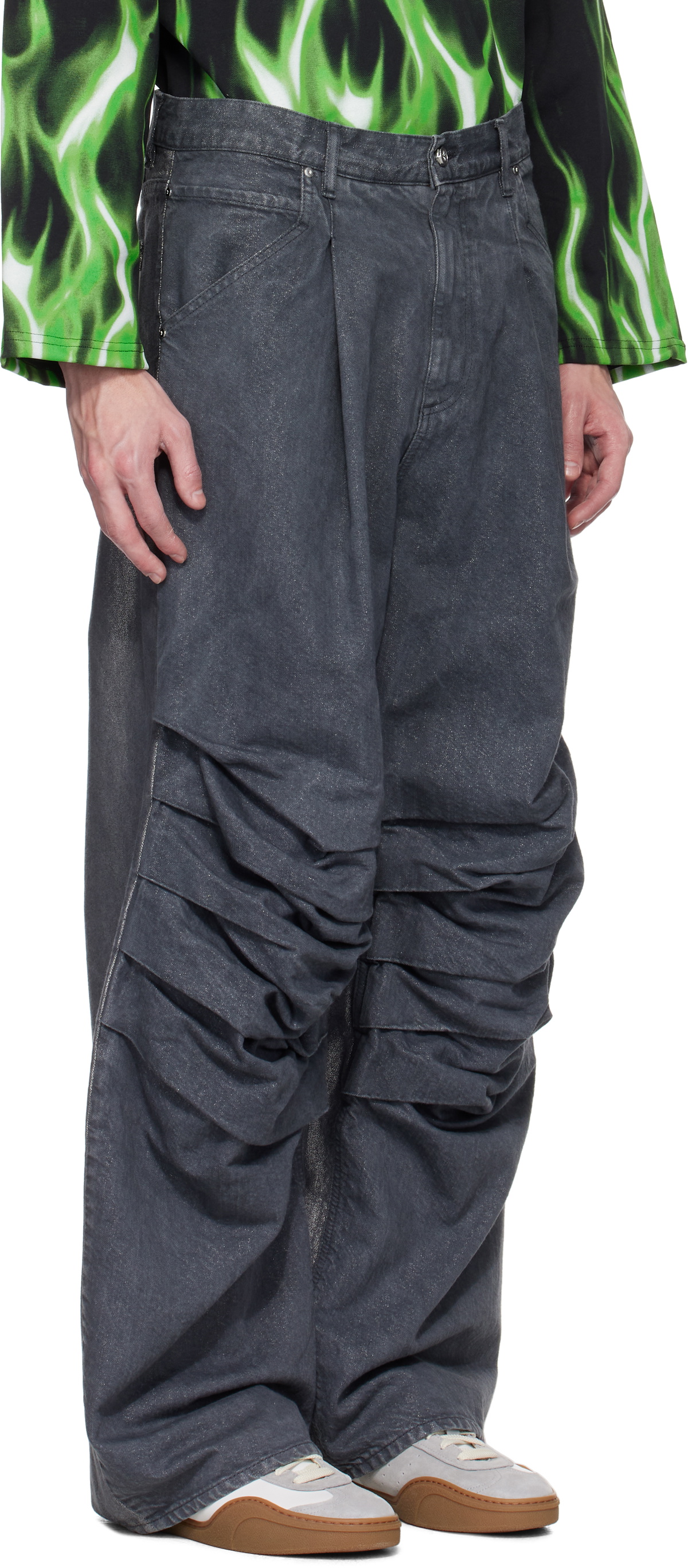 PDF Gray 'Fat Angelo' Jeans