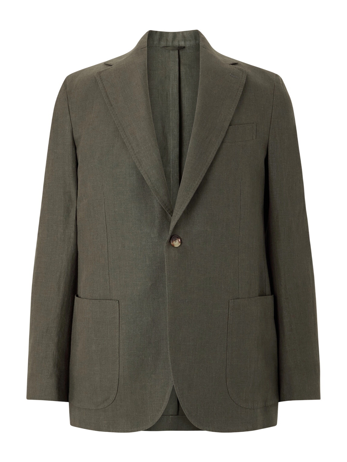 De Petrillo - Cotton Suit Jacket - Brown De Petrillo