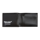 Off-White Black and White Quote Bifold Wallet