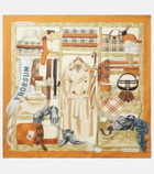 Burberry Printed silk twill scarf
