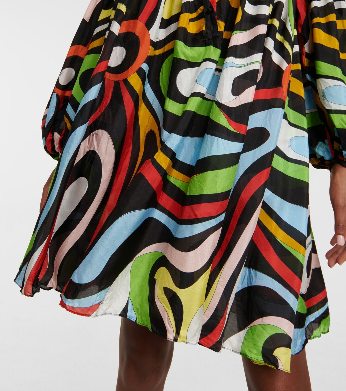 Pucci - Marmo-print silk minidress Emilio Pucci