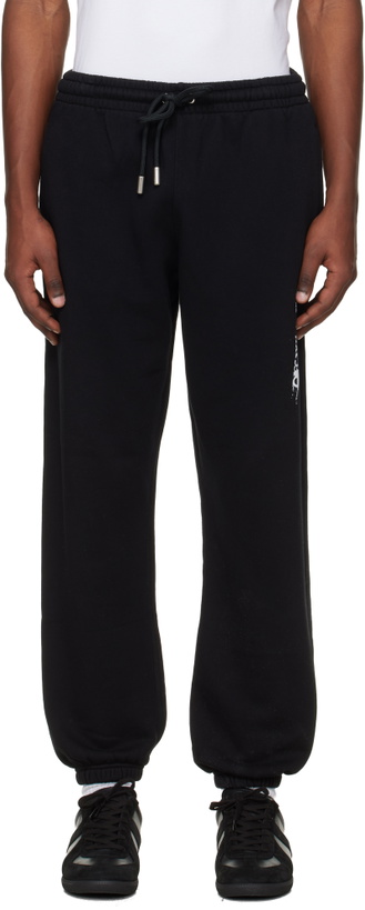 Photo: Off-White Black Ink Arrow Cuffed Sweatpants