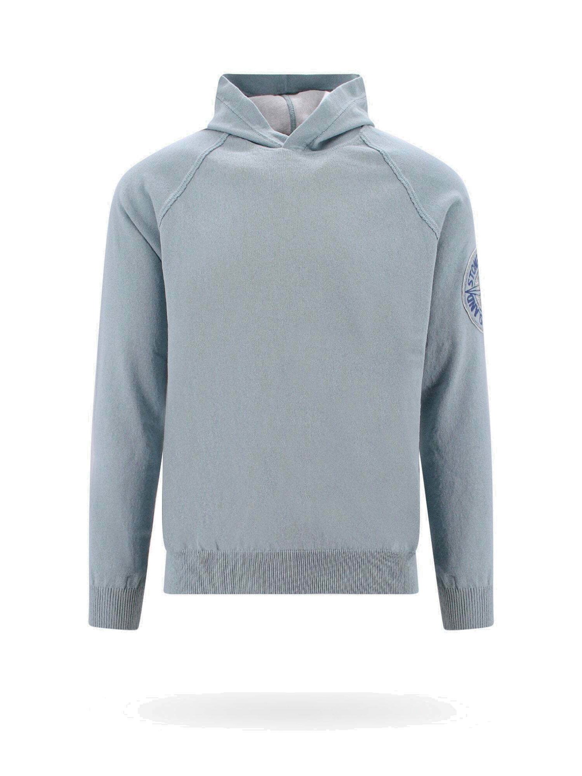 Stone Island Men's Wool Blend Sweater Blue