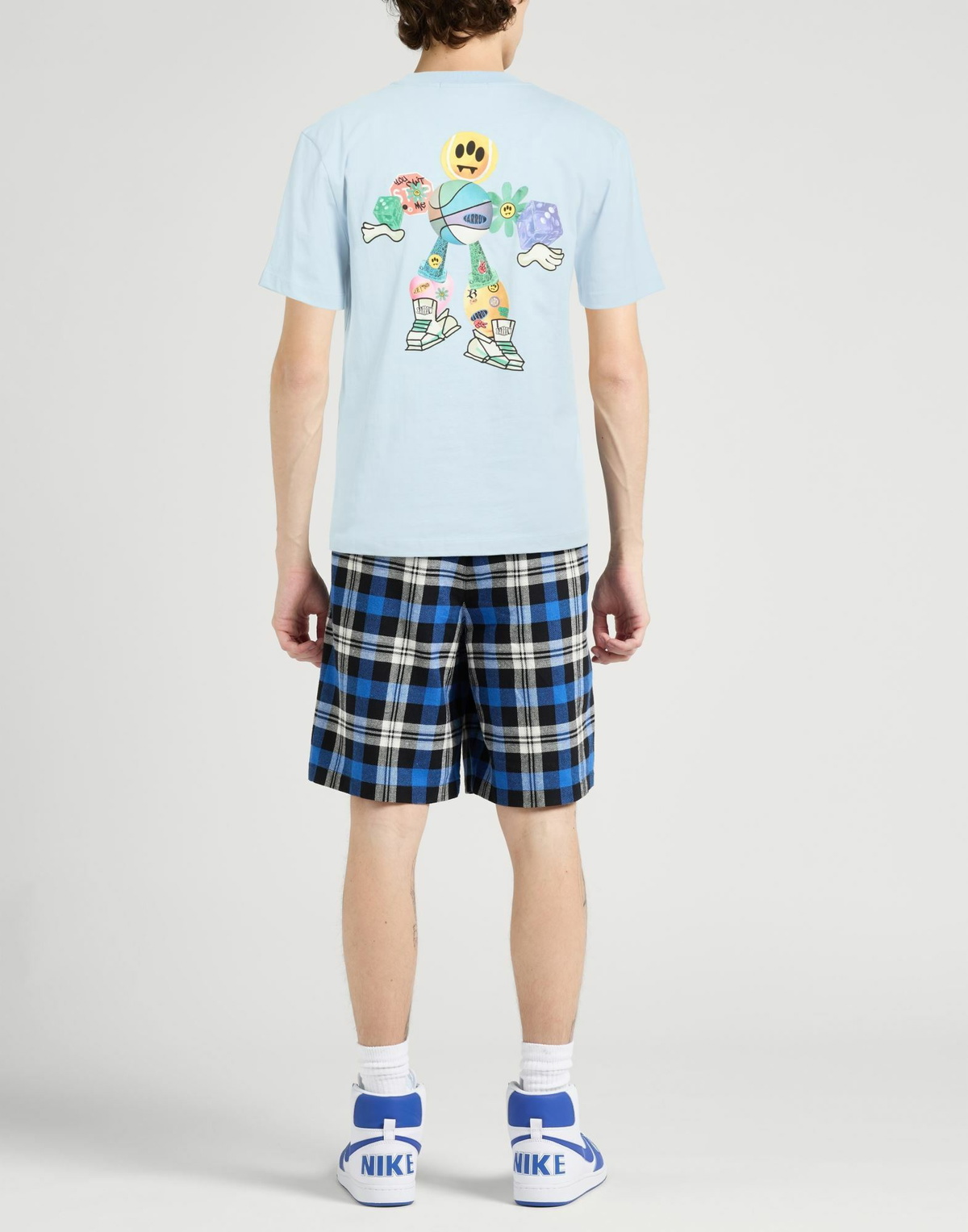 Barrow Mens T-shirt Sky in Blue