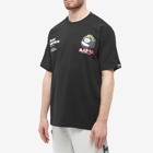 Men's AAPE Aaper Universe Basic T-Shirt in Black