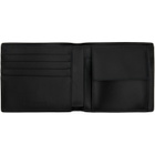 Burberry Black & Gray Check Slim Bifold Wallet
