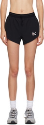 District Vision Black 2in Split Sport Shorts