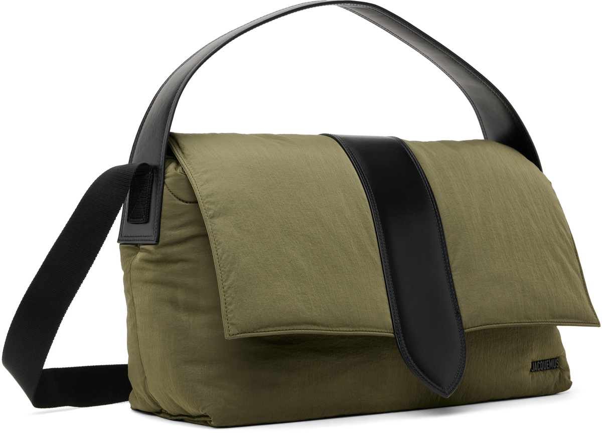 JACQUEMUS Khaki La Croisière 'The Bambino messenger' Bag
