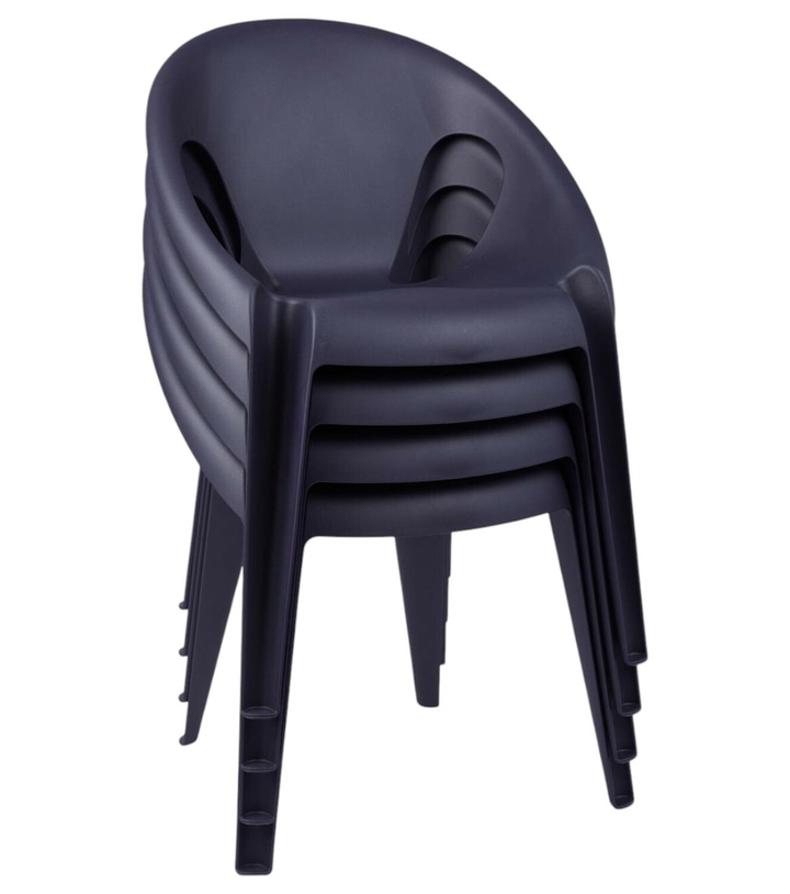 Photo: Magis Bell set of 4 chairs by Konstantin Grcic