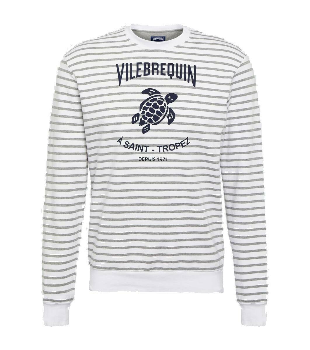 Photo: Vilebrequin Jorasses striped cotton-blend sweatshirt