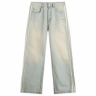 Adidas Women's Dad Jeans in Light Denim