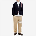 Thom Browne Men's 4-Bar Unconstructed Welt Pocket Trousers in Camel