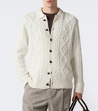 Arch4 Mr Columbia cable-knit cashmere cardigan