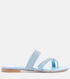Manolo Blahnik Susara raffia thong sandals