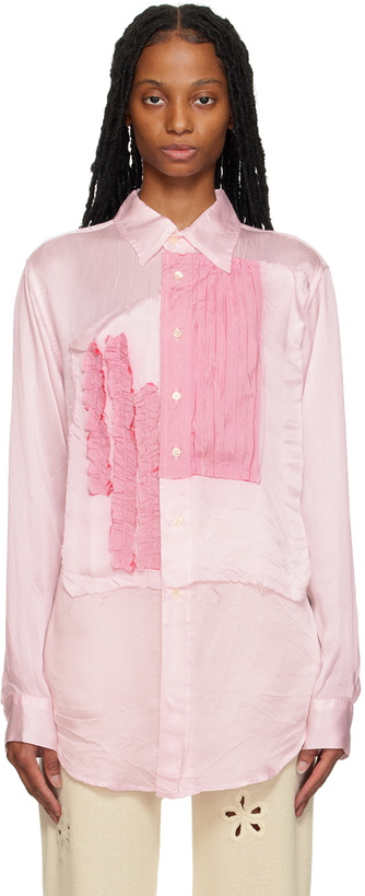 Photo: Edward Cuming Pink Paneled Shirt