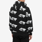 Daily Paper Men's Nina Allover Print Hoody in Black