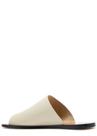 Atp Atelier Rosa Leather Thong Sandals White