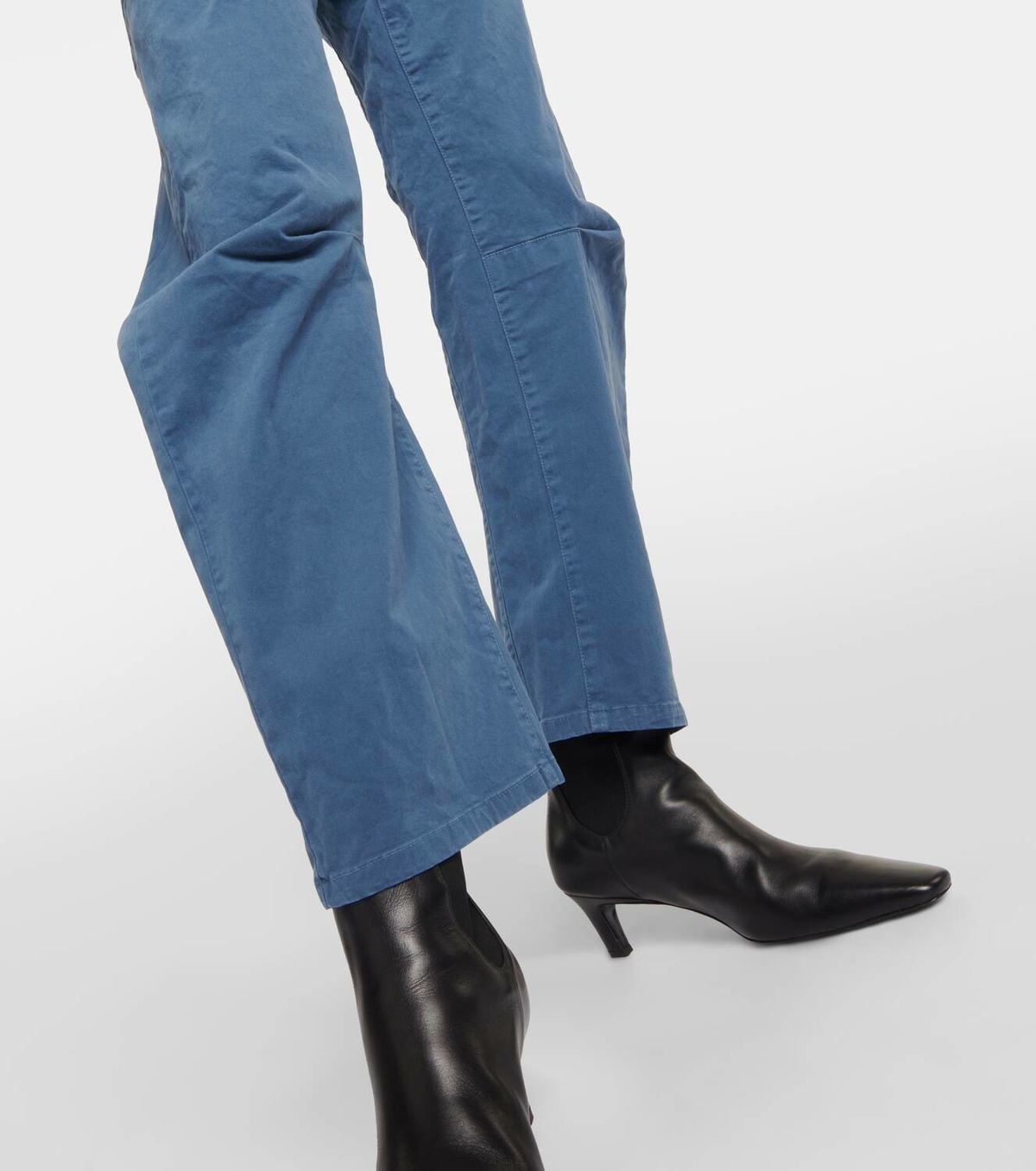 【Nili Lotan】 Shon high-riseツイルパンツ Shon high-rise twill pants in grey - Nili Lotan | Mytheresa