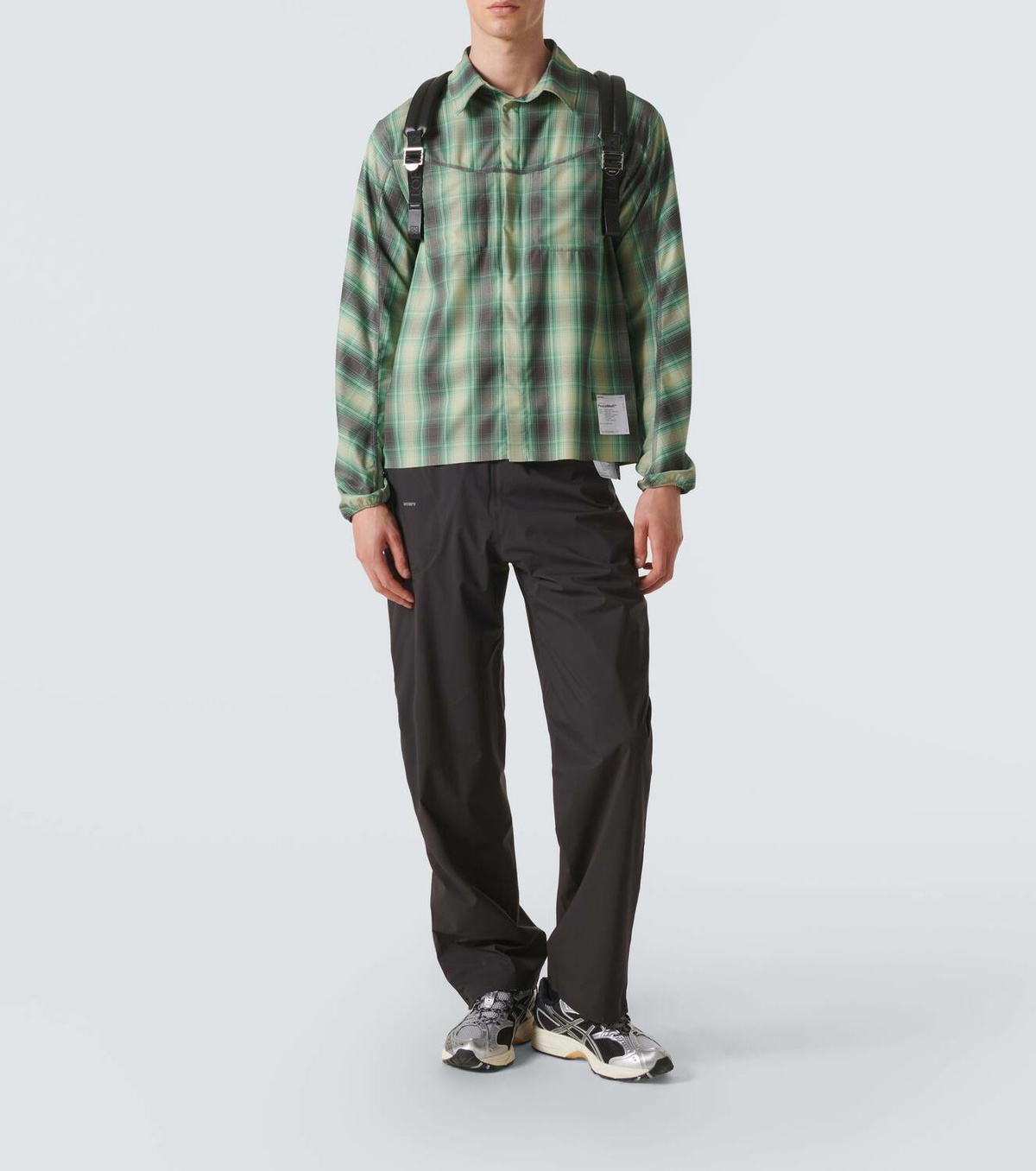 Satisfy River PeaceShell checked shirt Satisfy