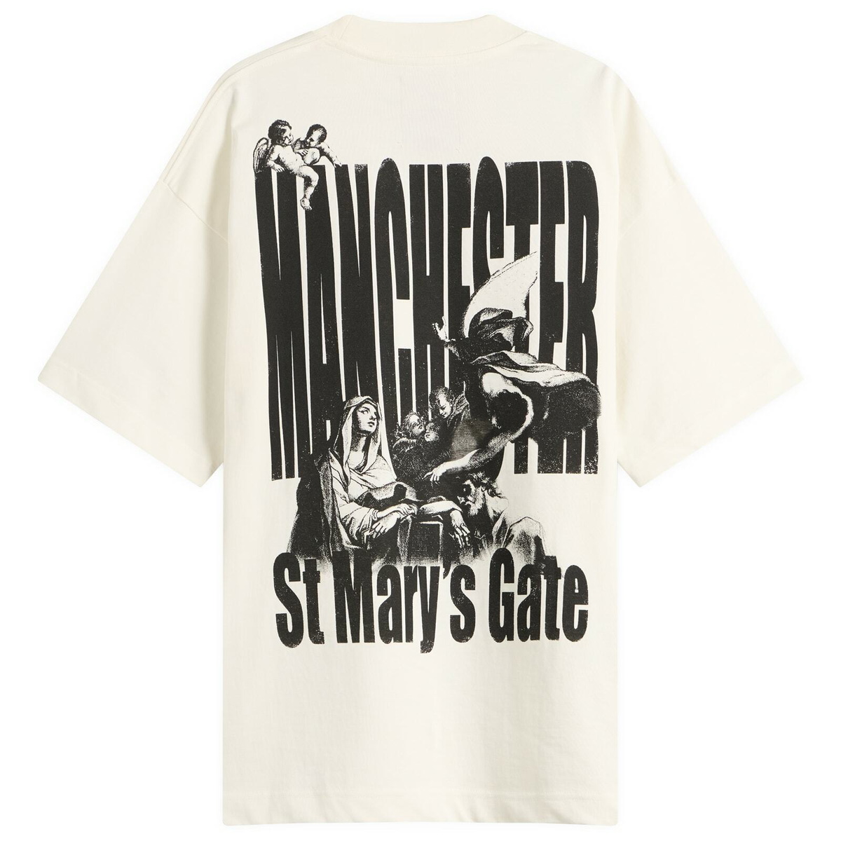 END. Manchester T-Shirt in Ecru