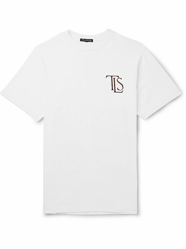 Photo: Total Luxury Spa - Logo-Print Recycled-Cotton Jersey T-Shirt - White