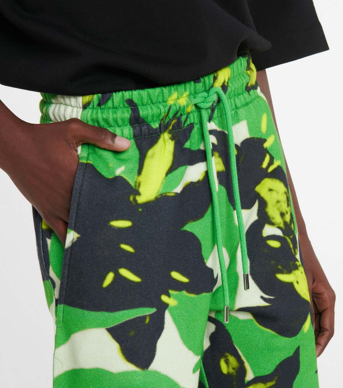 Dries Van Noten - Printed cotton sweatpants Dries Van Noten