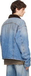 ERL Blue Breakwater Wash Denim Jacket