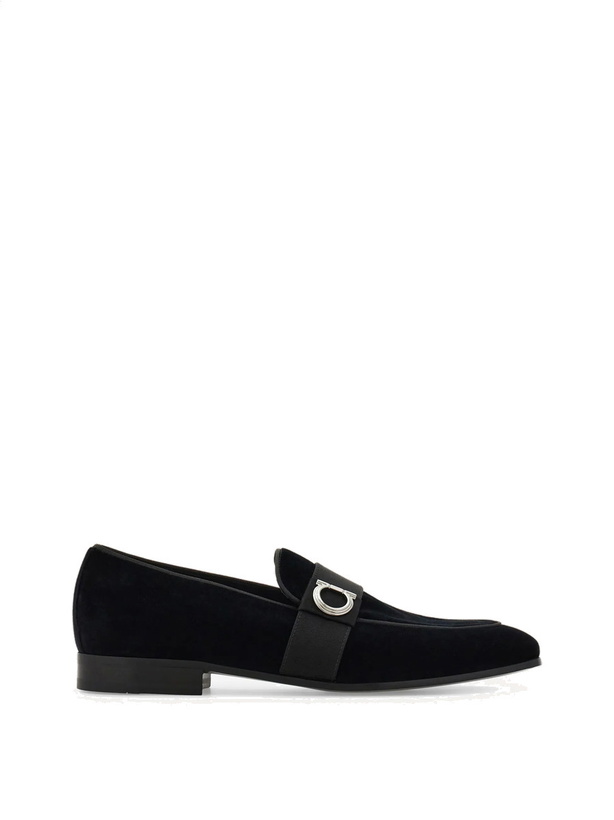 Photo: Ferragamo Mens Gancini loafer in Black