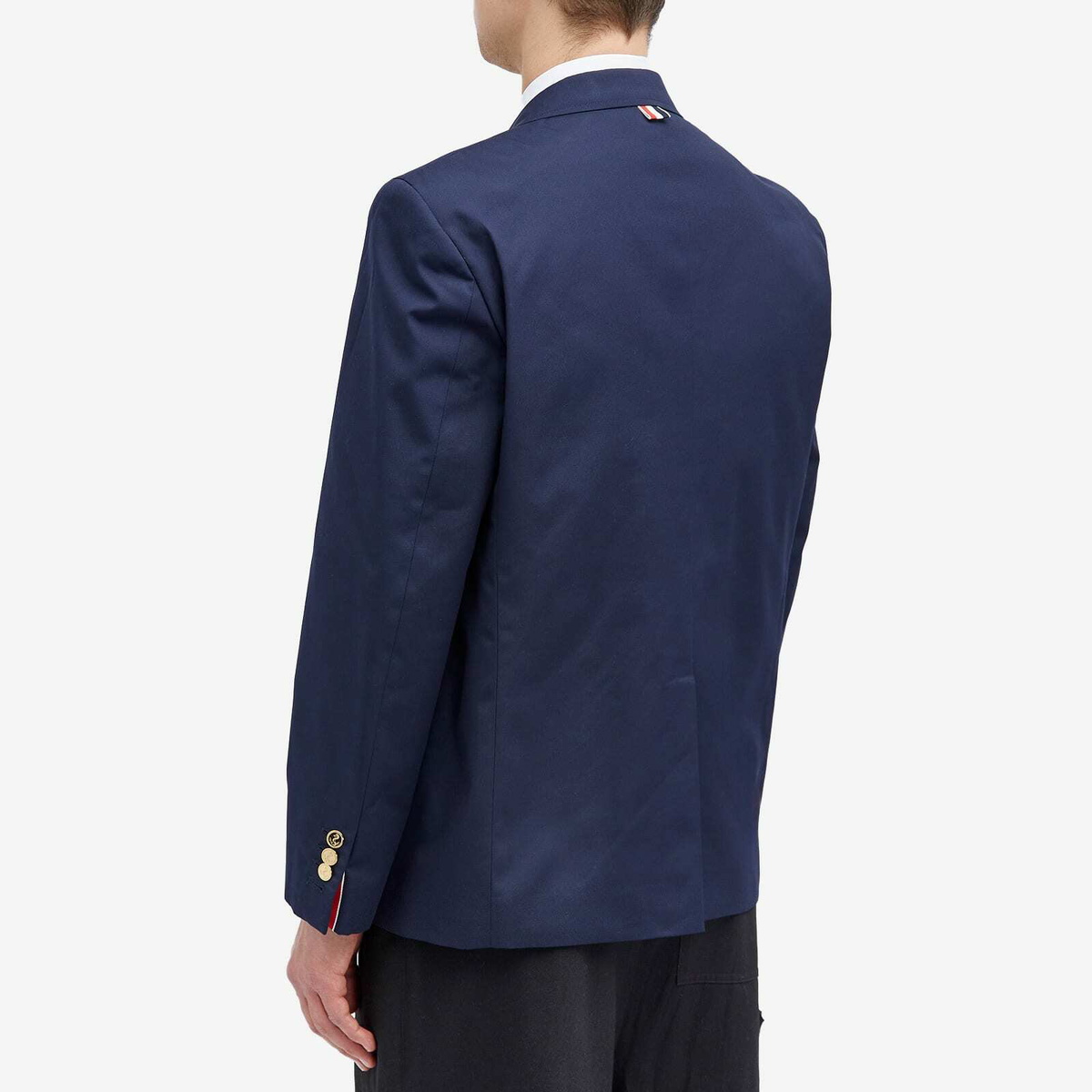 Thom Browne Men's Typewriter Cloth Sports Jacket in Navy Thom Browne