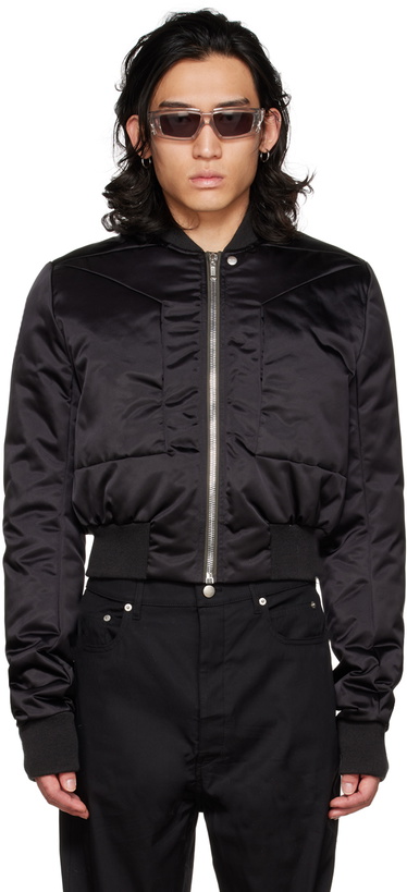 Photo: Rick Owens Black Fog Cropped Bomber