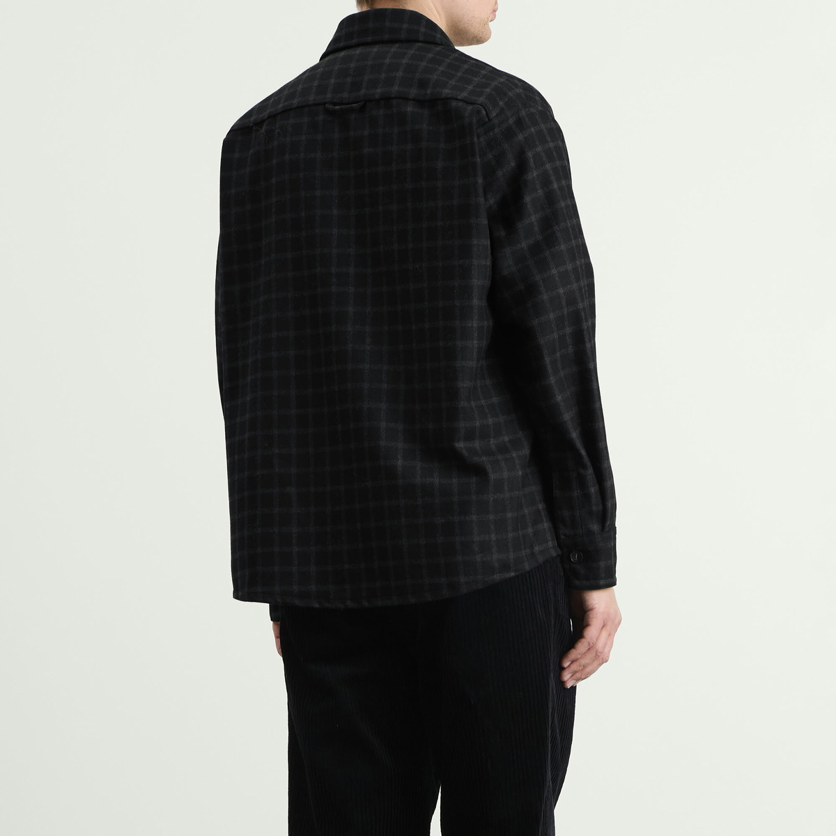 A.P.C. Men's Bobby Wondowpane Check Overshirt in Black