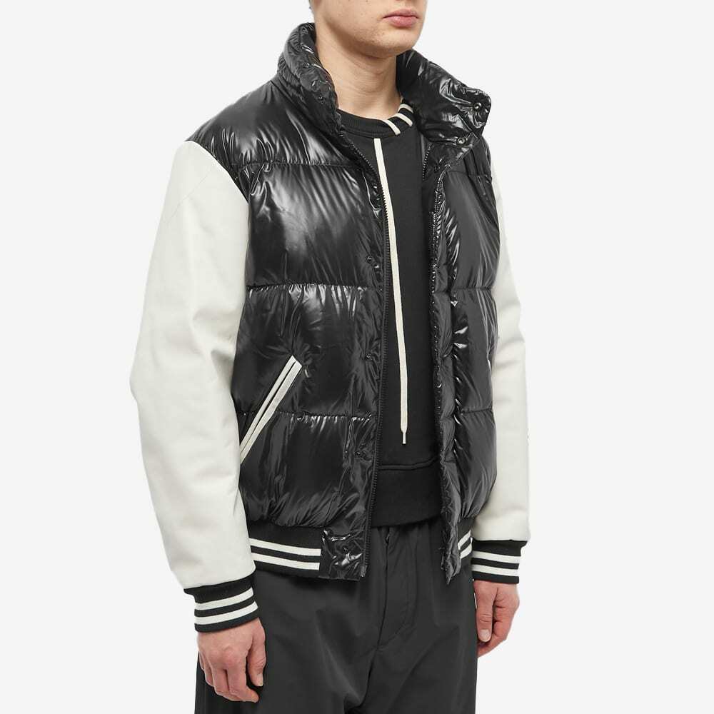 Moncler Men's Genius x Fragment Quinlan Varsity Jacket in Black