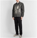 Undercover - Cindy Sherman Printed Embroidered Denim Coach Jacket - Black