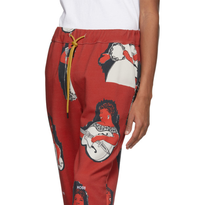 Pyer Moss Red AOP Jogger Lounge Pants